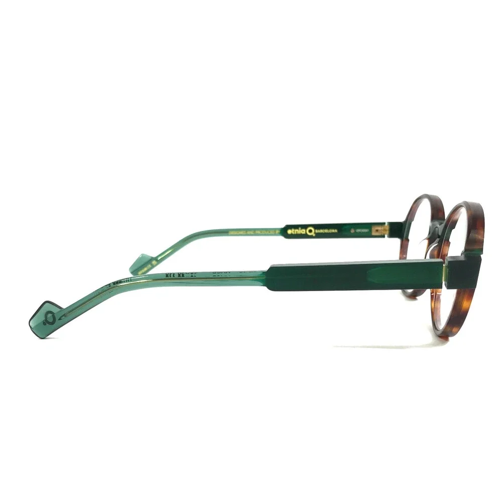 Etnia Barcelona Eyeglasses Frames CHROMA N40 HVGR Havana Green Brown 48-20-140